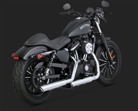 Harley Sportster Twin Slash 3" Slip On Exhaust