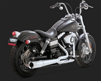 Harley Dyna Pro Pipe Chrome Exhaust