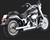 Harley Softail Chrome Straightshots Exhaust