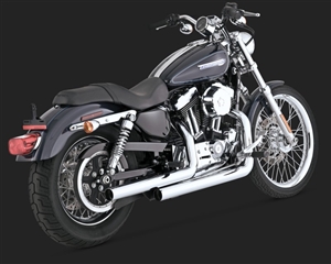 Harley Sportster Chrome Straightshots Exhaust