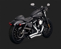 Harley Sportster Chrome Big Radius Exhaust