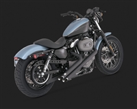 Harley Sportster Black Sideshots Exhaust