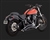 Harley Softail Black Big Radius 2-Into-2 Exhaust