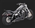 Harley Dyna Big Radius 2-Into-2 Black Exhaust