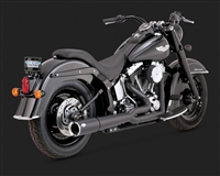 Harley Softail Black Pro Pipe Exhaust