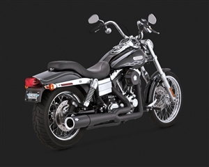 Harley Dyna Pro Pipe Black Exhaust
