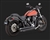 Harley Softail Black Big Shots Staggered Exhaust