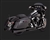 Harley Touring Black Oversized 450 Titan Exhaust