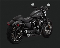 Harley Sportster Black Hi-Output Grenades Exhaust