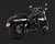 Harley Dyna Hi-Output 2-Into-1 Short Black Exhaust