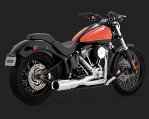 Harley Softail Hi-Output 2-Into-1 Short Exhaust