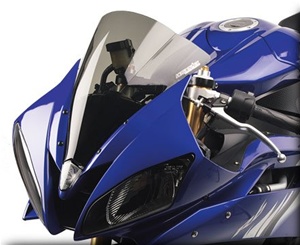 Hotbodies YAMAHA YZF-R6 (06-07) GP Windscreen (Dual Radius) - Dark Smoke