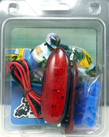 Suzuki GSXR 600/750 (06-Present); GSXR 1000 (05-Present) Red Flush Mount Turn Signals (Product Code: YNSK-TS09R)