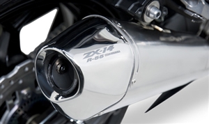 Kawasaki ZX14R 2008-Present Yoshimura Full Stainless R-55 Full Exhaust System