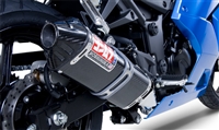 Kawasaki Ninja 250R 2008-Present Yoshimura Carbon Fiber w/ Carbon Tip TRC Full Exhaust System