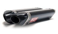 Yamaha R1 2007-2008 Yoshimura Dual Carbon Fiber w/ Carbon Tip TRC Slip On Exhaust