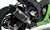 Kawasaki ZX10R 2011-Present Yoshimura Carbon Fiber w/ Carbon Tip R-77D Slip On Exhaust