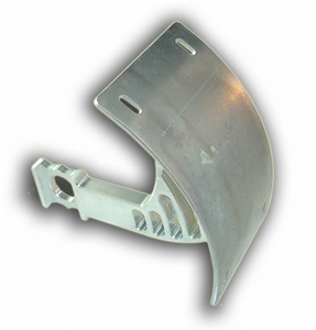 KAWASAKI ZX6/ZX7/ZX9/ZX12/ZX14 LICENSE PLATE BRACKET FOR SWINGARM - BILLET ALUMINUM SILVER (product code # YS2549023)