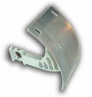 YAMAHA R6s (03-09) LICENSE PLATE BRACKET FOR SWINGARM - BILLET ALUMINUM SILVER (product code # YS2549045)