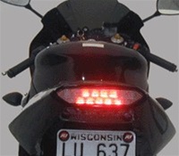 YAMAHA YZF-R1 '02-'03  CLEAR INTEGRATED TAIL LIGHT (Product code: YTL-0056IT)