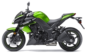 Kawasaki Z1000 Metallic Green Fairings