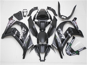 Motorcycle Fairings Kit - 2011-2015 Kawasaki ZX10R Matte Black Custom Fairings | ZX101152