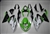 Motorcycle Fairings Kit - 2013-2018 Kawasaki ZX6R Green/Black/White Fairings | ZX613182