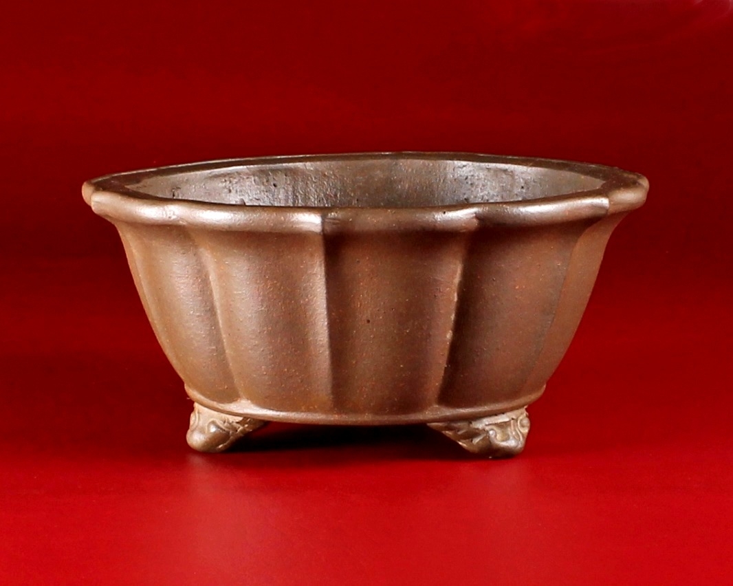 Handmade bonsai pot, 36 cm, Maker: Yamaaki