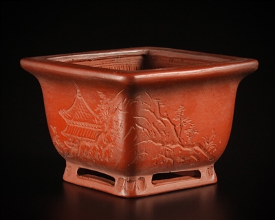 Bigei ,Tokoname bonsai pot-Artist Mr. Hirata Atsumi ( Collectors Edition )