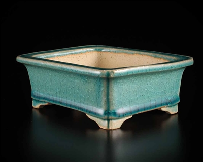 Shibakatsu, Tokoname bonsai pot -  Artist, Shibata Shouichi