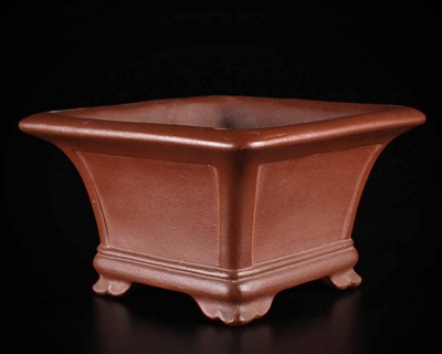 17-Inch Glazed Yixing Bonsai Pot (No. 2367a)