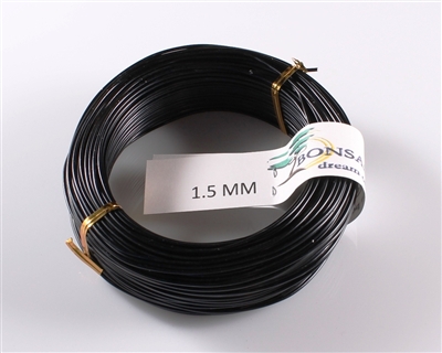 1.5 MM ANODIZED BLACK BROWN ALUMINIUM WIRE