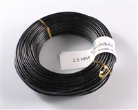 2.5 MM ANODIZED BLACK BROWN ALUMINIUM WIRE