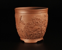 Yixing bonsai pots,Master-line unglazed bonsai pots