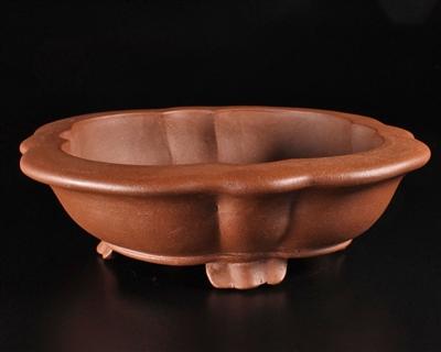 18 Etched Yixing Bonsai Pot (No. 2170)