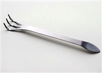 STAINLESS STEEL RAKE WITH SPATULA