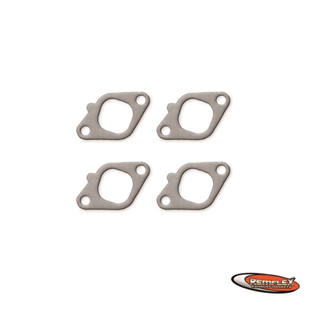 PN 15-004 -- Nissan - L4 - 2.4L ('91-'04), 1-21/32"w x 1-21/32"h Square Port, Exhaust Manifold Set, Multi-Piece 4/Set