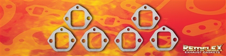 PN 4001 -- L6 - CUMMINS NT855 ENGINE, Exhaust Manifold Gasket Set, 2" x 2-5/16" Port Size, 6 Piece Set