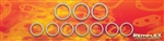 PN 7013 -Toyota, V6, 3.4L "5VZFE" ('95-'04) TRD Header Gasket Set, Part A: 7 Pieces, Part B: 3 Pieces, 10 Pieces Total