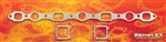 PN 7026 - Toyota - L6, Land Cruiser, Engine Code: "F1" (1965-1967) Set, One-Piece Comb Intake/Exhaust Gasket and 2 Riser Gaskets (use both riser gaskets for alignment if required), 3 Piece Set