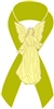 Angel Awareness Ribbon PIn - Lime Green