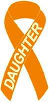 Leukemia Awareness Ribbon Pin - Orange