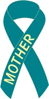 Ovarian Cancer Awareness Ribbon Pin - Teal