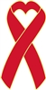Heart Disease Awareness Ribbon Pin - Red