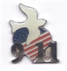 9 11 Dove Heart Pin