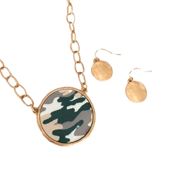 Camouflage Chain Necklace Set - Package (3)