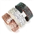 Thin Eden Cuff Bracelet by Color - Silver or Patina- Package (3)