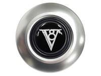 Art Deco V8 Satin Covert 6-bolt Horn Button