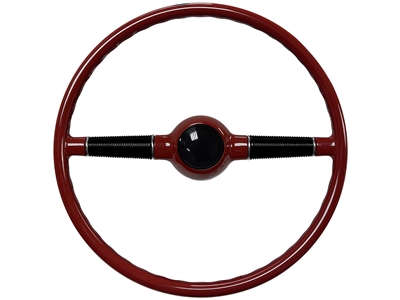 Forty Steering Wheel Red Black Kit