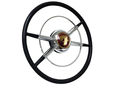 Crestliner Black Steering Wheel Ford Kit